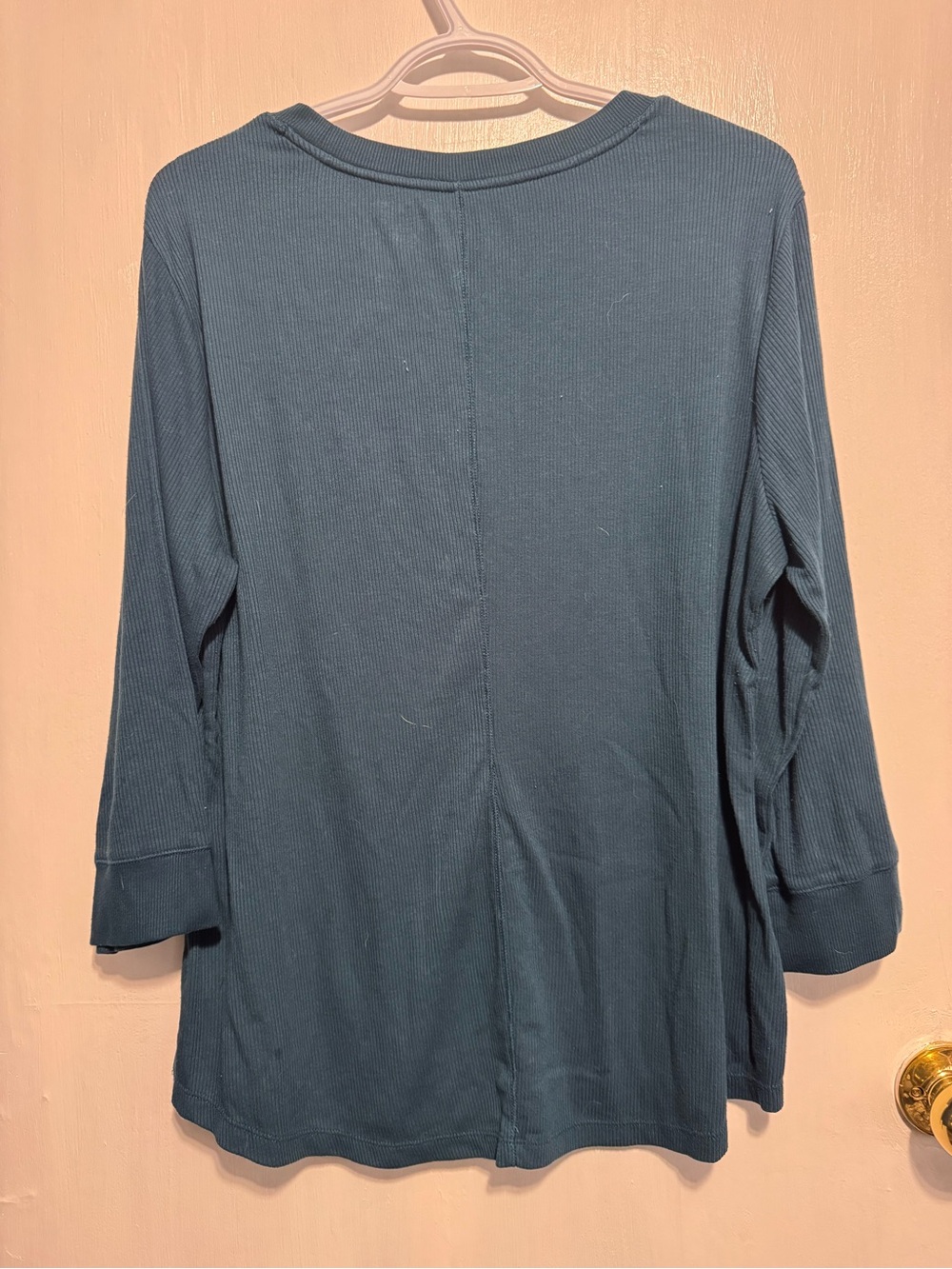 Classic 3/4 Sleeve Women’s Top in Teal - Picture 2 of 2